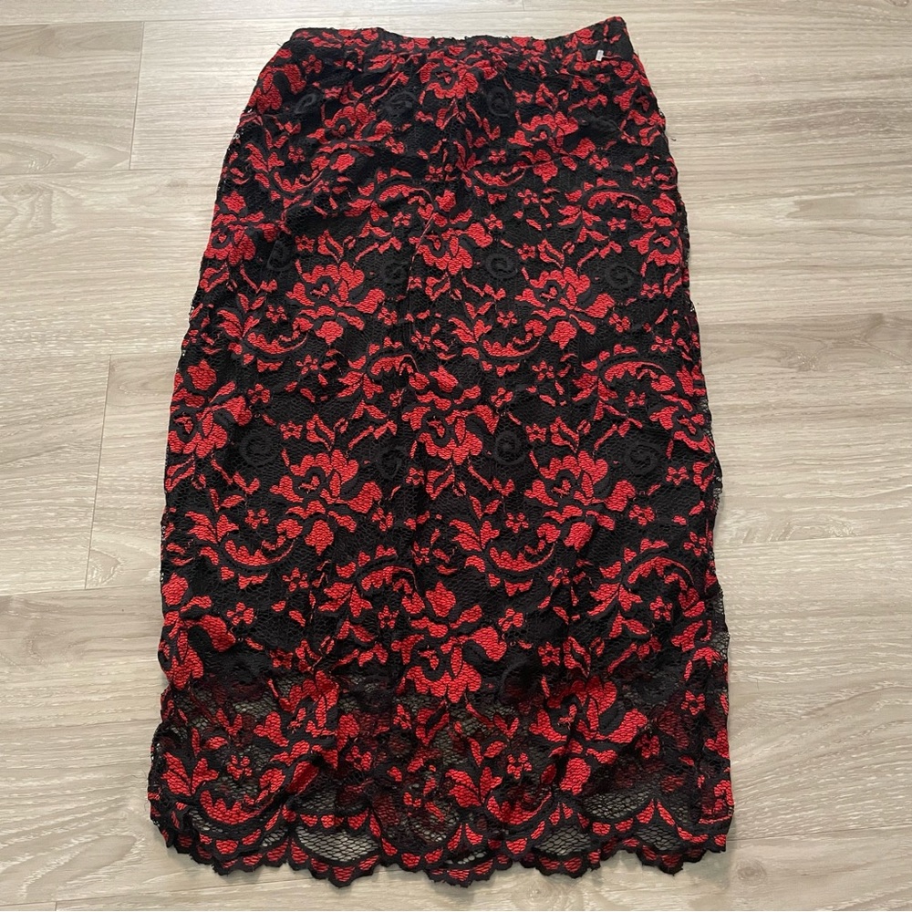 GANNI lace midi skirt II